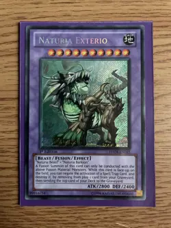 Yu-gi-oh Naturia Exterio HA04-EN055 NM 1st Edition Secret Rare Card - Image 5