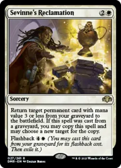 MTG - Sevinne's Reclamation - Dominaria Remastered - NM, English Magic FLAT RATE - Image 1
