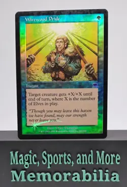 MTG Wirewood Pride FOIL Onslaught Green Common Magic the Gathering LP - Image 1
