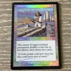 Oblation LP Onslaught Mtg Magic The Gathering FOIL - Image 1