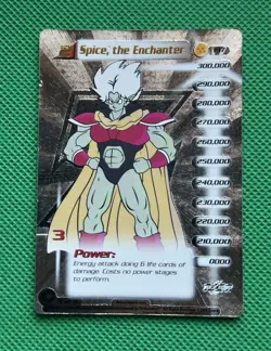 Spice The Enchanter 2001 Dragon Ball Z DBZ Trunks Saga High Tech Foil #197 TCG - Image 1