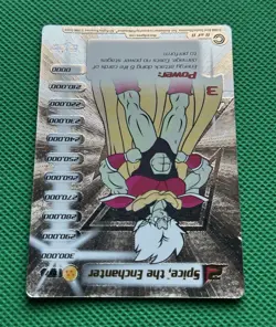 Spice The Enchanter 2001 Dragon Ball Z DBZ Trunks Saga High Tech Foil #197 TCG - Image 3