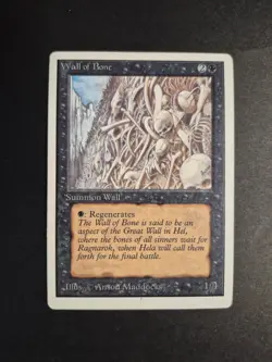 Wall of Bone (Unlimited Edition) Regular MTG - Image 1