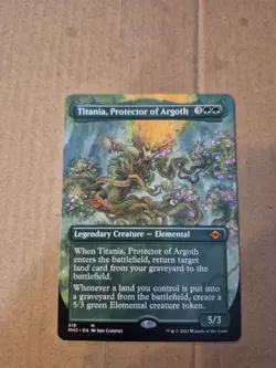 Titania, Protector of Argoth (Borderless) Modern Horizons 2 Regular - Image 1