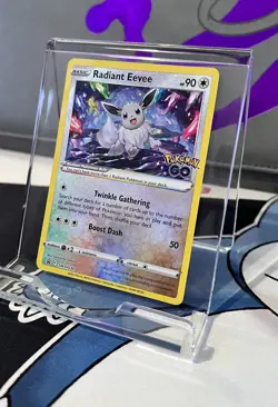 Pokemon TCG - Radiant Eevee - SWSH230 Pokemon GO - Black Star Promo NM - Image 2