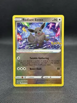 Radiant Eevee - Pokemon Go TCG Black Star Promo SWSH230 NM - Image 1