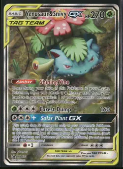 Venusaur & Snivy GX - SM229 Holo - Pokemon TCG SM Promos - Image 1