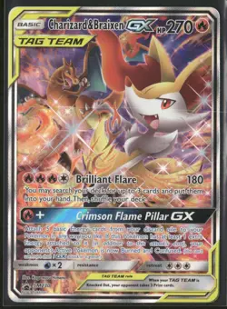 Charizard & Braixen GX - SM230 Holo - Pokemon TCG SM Promos - Image 1