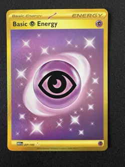 Pokemon TCG Holo Hyper Rare Psychic Energy 207/165 Scarlet Violet 151 - Image 1