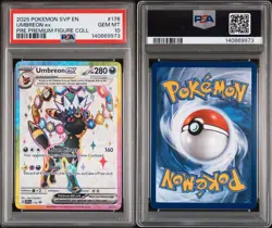 2025 POKEMON SVP EN-SV BLACK STAR PROMO #176 UMBREON EX PSA 10 - Image 3
