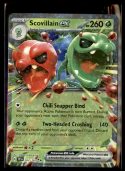 2024 Scarlet & Violet Series - Temporal Forces Scovillain ex Double Rare #22 - Image 1