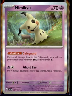 2023 Scarlet & Violet Series - Paldea Evolved Mimikyu Rare #97 - Image 1