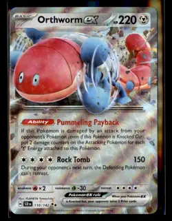 Orthworm ex | 110/142 | Double Rare | Pokemon Stellar Crown - Image 1