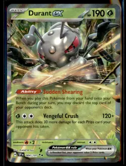 2024 Surging Sparks Durant Ex Double Rare #004 - Image 1