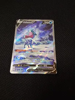 Suicune v GG38/GG70 Crown Zenith: Galarian Gallery Holo Pokemon Card TCG - Image 2