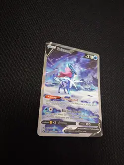 Suicune v GG38/GG70 Crown Zenith: Galarian Gallery Holo Pokemon Card TCG - Image 3