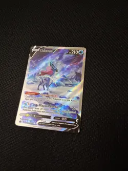 Suicune v GG38/GG70 Crown Zenith: Galarian Gallery Holo Pokemon Card TCG - Image 4