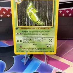 Pokemon TCG Metapod (Safcon) 54/102 1st Edition German Base Set Common NM - Image 3