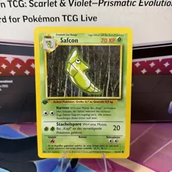 Pokemon TCG Metapod (Safcon) 54/102 1st Edition German Base Set Common NM - Image 4
