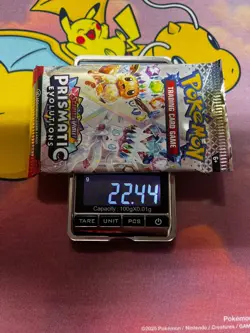 1x 22.44 Gram HEAVY Prismatic Evolutions Pack! Sealed! PRE S&V Pokemon TCG ENG - Image 1
