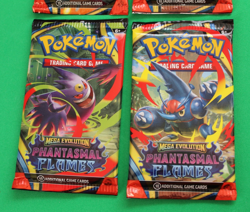 POKEMON MEGA EVOLUTION PHANTASMAL FLAMES 4 BOOSTER PACKS SEALED - Image 2