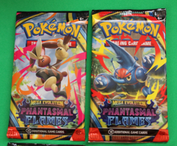 POKEMON MEGA EVOLUTION PHANTASMAL FLAMES 4 BOOSTER PACKS SEALED - Image 3
