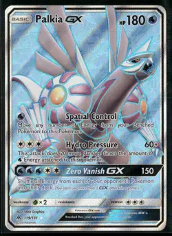 Palkia GX 119/131 Full Art - Pokemon TCG Forbidden Lights 2018 - Image 1