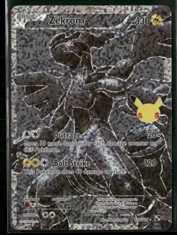 Zekrom 114/114 - Pokemon TCG Celebrations Classic Collection 2021 NM - Image 1