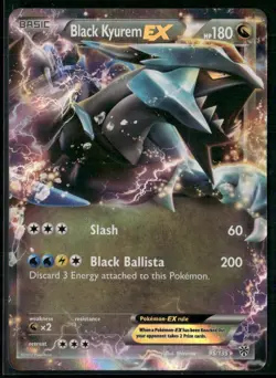 Black Kyurem EX 95/135 - Pokemon TCG Plasma Storm Ultra Rare 2012 - Image 1