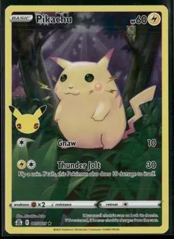 Pikachu 005/025 Illustration - Pokemon TCG 25th Anniversary Celebrations 2021 NM - Image 1