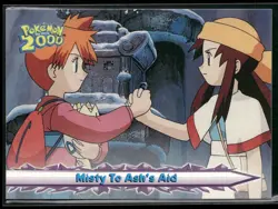 Misty To Ash's Aid #59 - Pokemon Topps Pokemon 2000 Movie Blue Logo NM - Image 1