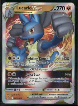 Lucario Vstar SWSH214 - Pokemon TCG Black Star Promo 2022 NM - Image 1