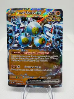 SANDY SHOCKS EX 056/131 PRISMATIC EVOLUTIONS POKEMON (DOUBLE RARE, NM) - Image 1
