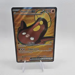 Pokemon TCG Ascended Heroes Stunfisk EX Full Art 252/217 NM - Image 1