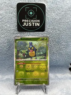 2025 Pokemon TCG - Karrablast- 009/086 - (Master Ball Pattern) - SV: Black Bolt - Image 1