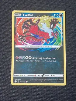 Pokemon Shining Fates "Yveltal" 46/72 / Amazing Rare / Near Mint - Image 1