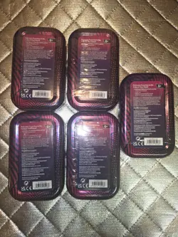 Pokemon TCG Mega Evolutions Mega Heroes Mini Tins Lot Of 5(SHIPPED IN A BOX 📦) - Image 2
