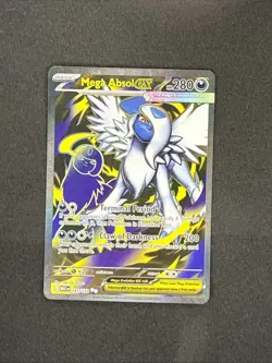 Pokemon Me01: Mega Evolution Holo Card Absol EX 161/132 Ultra Rare NM Condition - Image 1