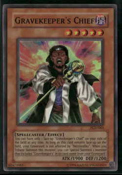 Gravekeeper's Chief PGD-065 Unlimited - Yu-Gi-Oh! TCG Super Rare - Image 1