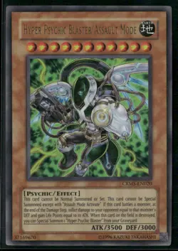 Hyper Psychic Blaster/Assault Mode CRMS-EN020 Unlimited Yu-Gi-Oh! TCG Ultra Rare - Image 1