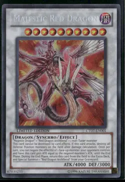 Majestic Red Dragon CT07-EN001 Limited - Yu-Gi-Oh! TCG Secret Rare - Image 1