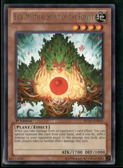 Eco, Mystical Spirit of the Forest REDU-EN091 1st Edition - Yu-Gi-Oh! TCG Rare - Image 1