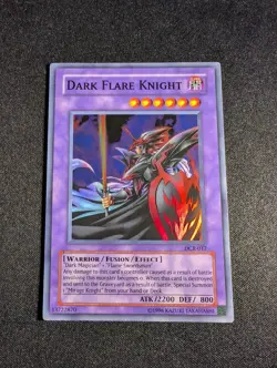 Yugioh - Dark Flare Knight DCR-017 Unlimited Super Rare NM - Image 1