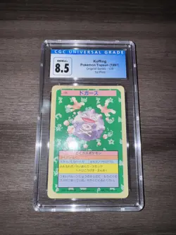 1997 Topsun Original Series No Number 1st Print Koffing #109 Blue Back CGC 8.5 - Image 1