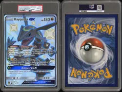 PSA 10 Gem Mt 2018 Pokemon Sun & Moon Celestial Storm - Jumbo #177a Rayquaza Gx - Image 3
