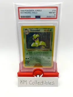 *PSA 8* Victreebel Holo #14/64 1999 Pokemon Jungle (English) - Image 3