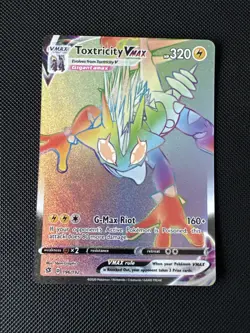 Toxtricity VMAX 196/192 SWSH02: Rebel Clash - Pokemon Card - NM - Image 1