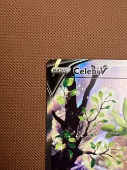 Pokemon TCG SWSH Fusion Strike Celebi v Alt Art Holo Ultra Rare Card 245/264 - Image 2