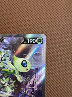 Pokemon TCG SWSH Fusion Strike Celebi v Alt Art Holo Ultra Rare Card 245/264 - Image 3