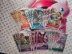 ONE PIECE TCG SR LOT ENGLISH OVER 120 CARDS - Image 5